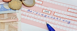 GUVH Finanzierung und Beitrag Bargeld und Überweisungsträger