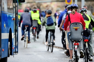 Fahrrad fahren im Sommer